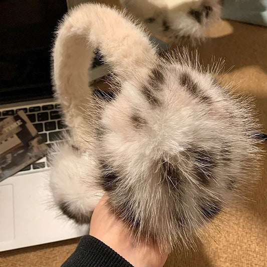 Faux Fur Earmuffs Unisex Winter Warmth