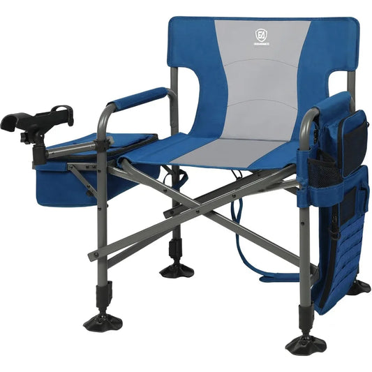 CQ Fishing Chair With Rod Holder And Cooler All-Terrain